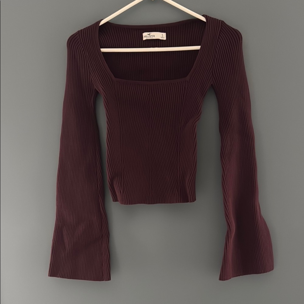 Hollister Bell Sleeve Knit Top